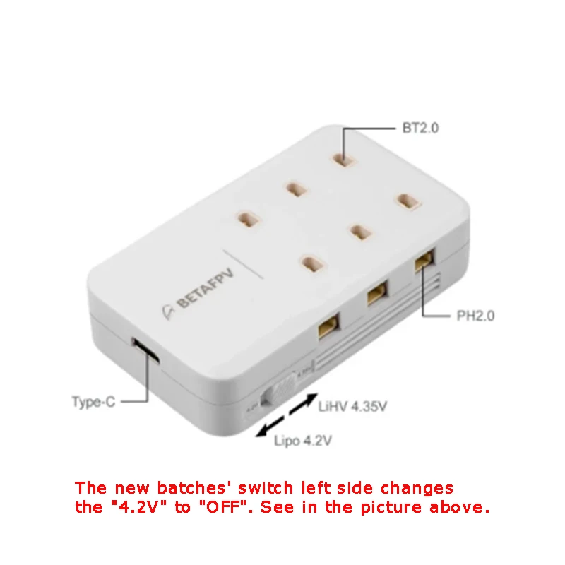 BETAFPV 6 Port 1S LiPo Battery - Fpv Drone Charger recension och pris