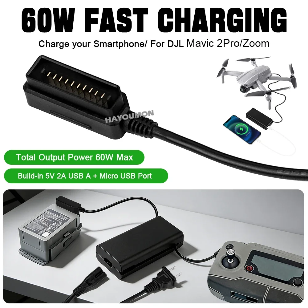 For DJI Mavic 2 Pro/Zoom Drone - Fpv Drone Charger recension och pris