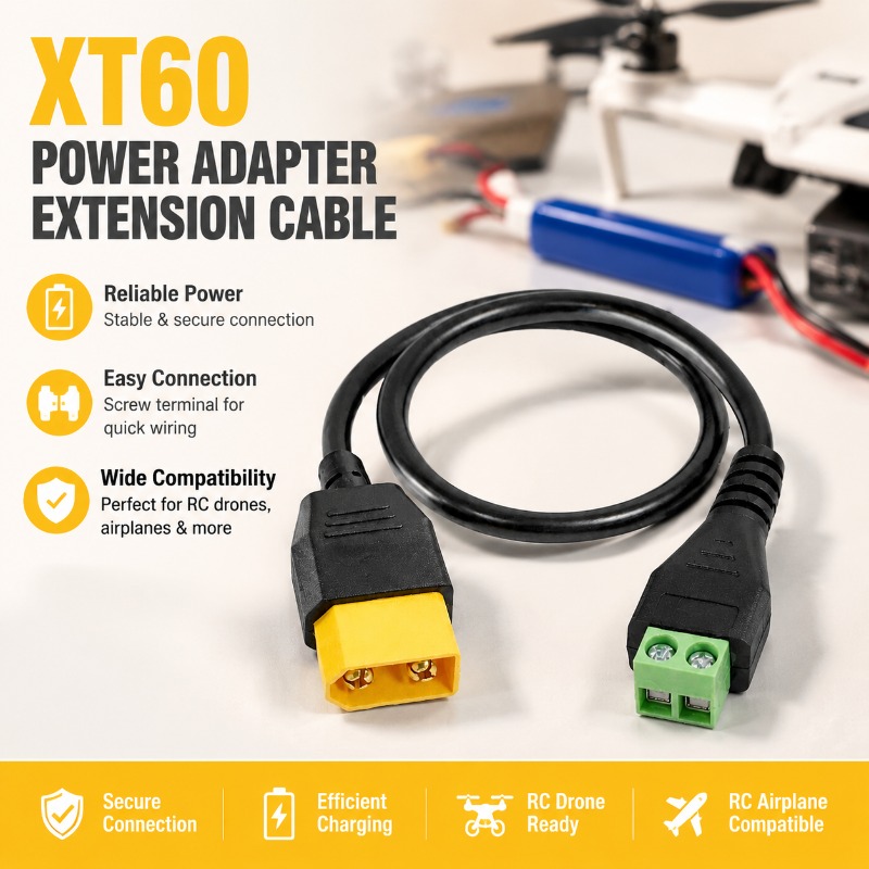 XT60 Connector Male Female To  - Fpv Drone Charger recension och pris